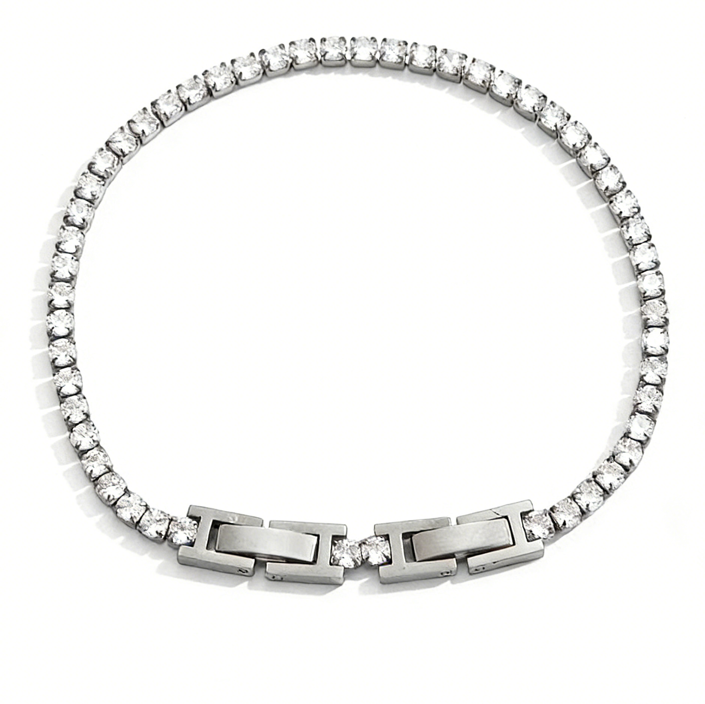 Eliset 3mm Diamond Tennis Chain Bracelet