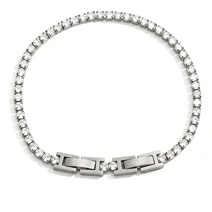 Eliset 3mm Diamond Tennis Chain Bracelet