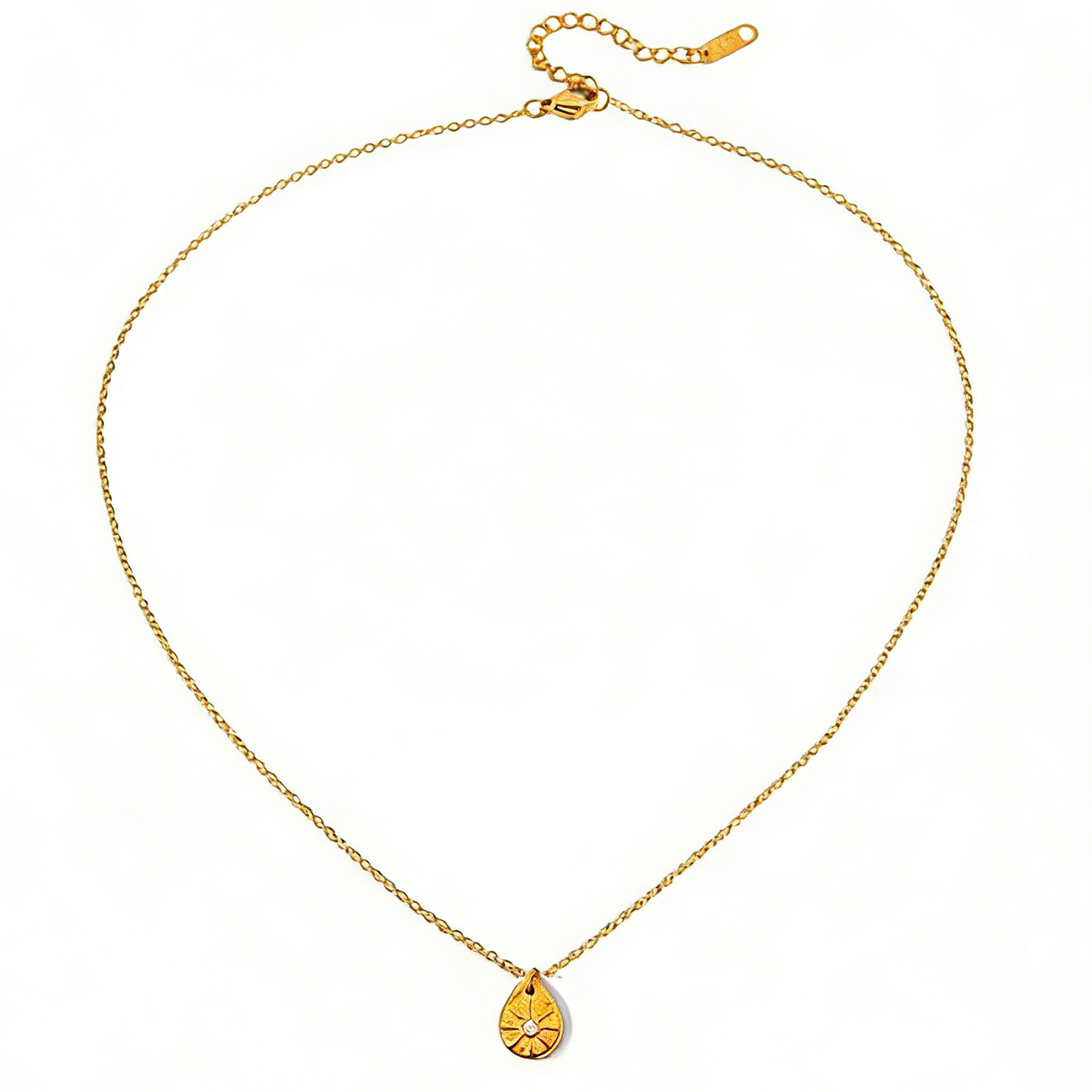 Ines Star Coin Pendant Clavicle Chain Necklace