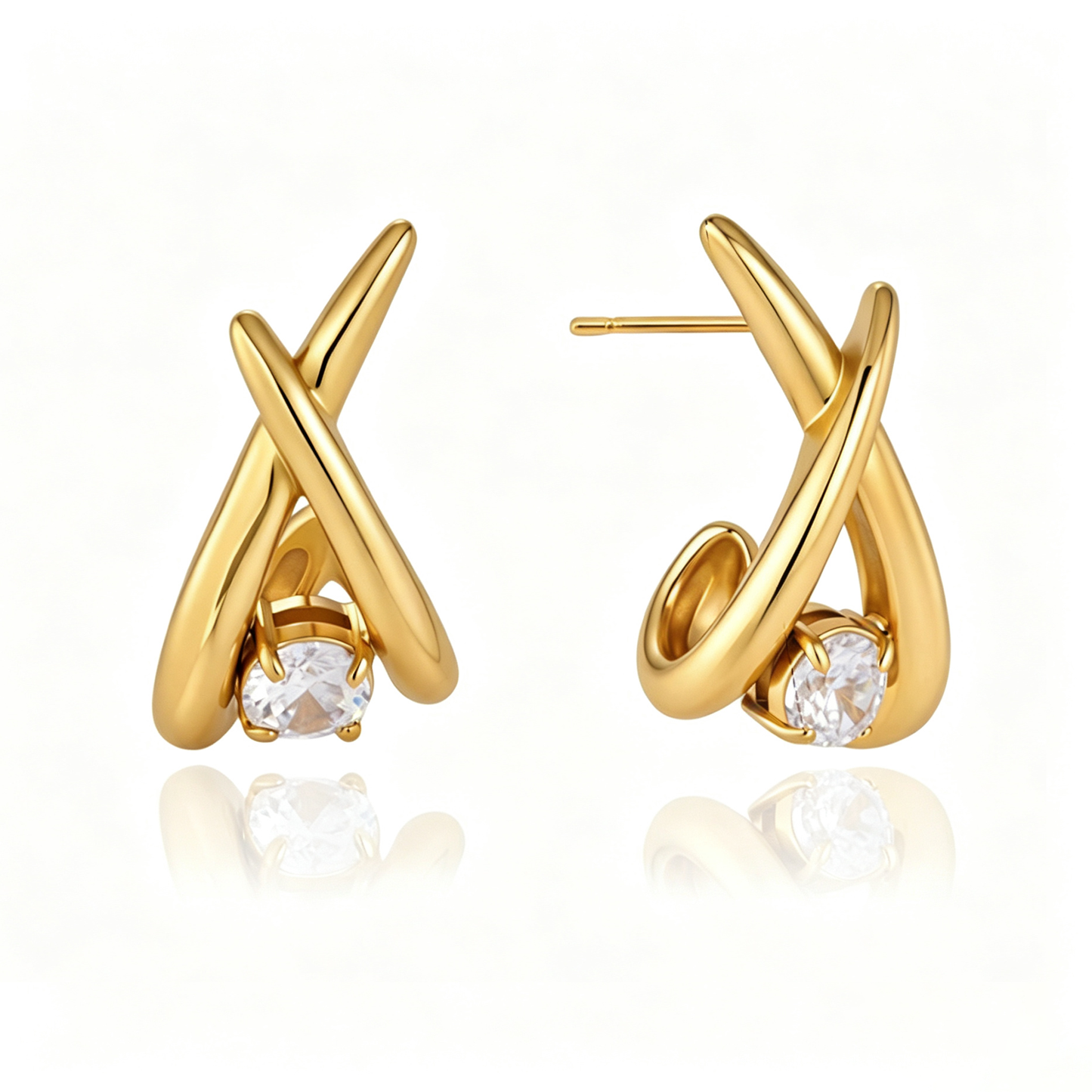 Milan Diamond Stud Earrings