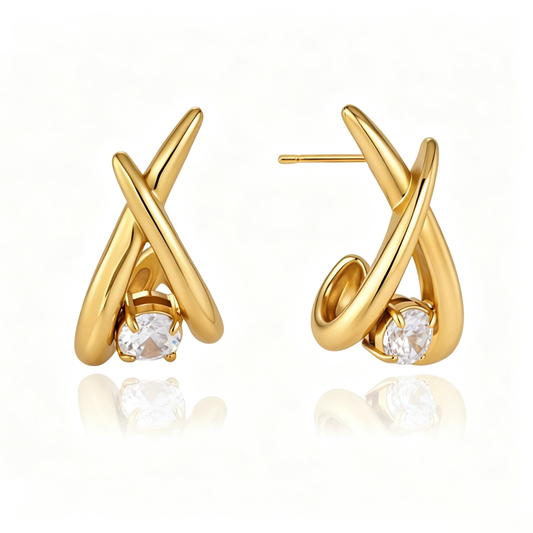 Milan Diamond Stud Earrings