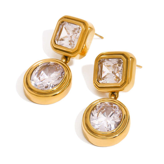 Aurelia Luxury Diamond Dangle Earrings