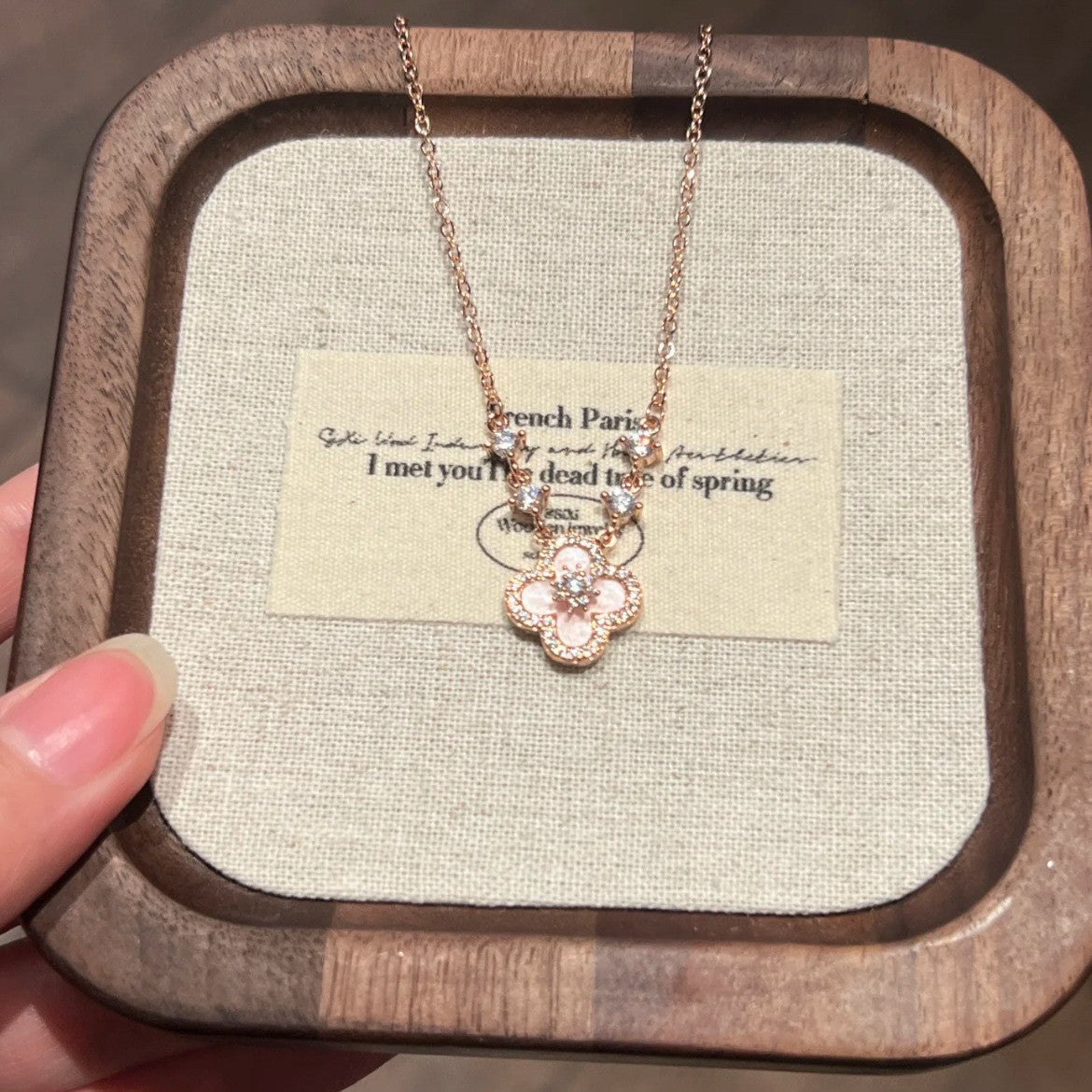 Luxury Diamond Four-Leaf Clover Pendant Necklace in 18k Gold