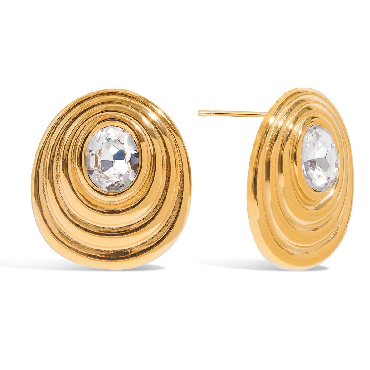 Gloriay Diamond Statement Earrings