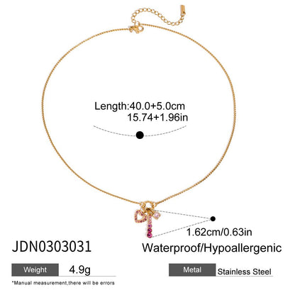 Sweet Diamond Heart Pendant Necklace in 18k Gold