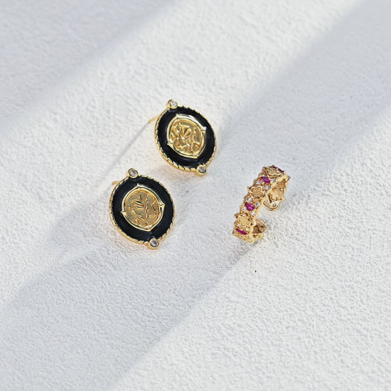 Vintage Luxury Zircon Ring - 18K Gold Plated Adjustable Open | Vinajewelry